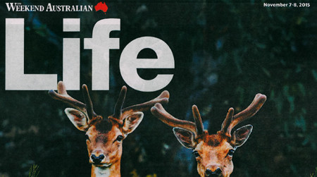 Weekend Australian Life Mag Cover