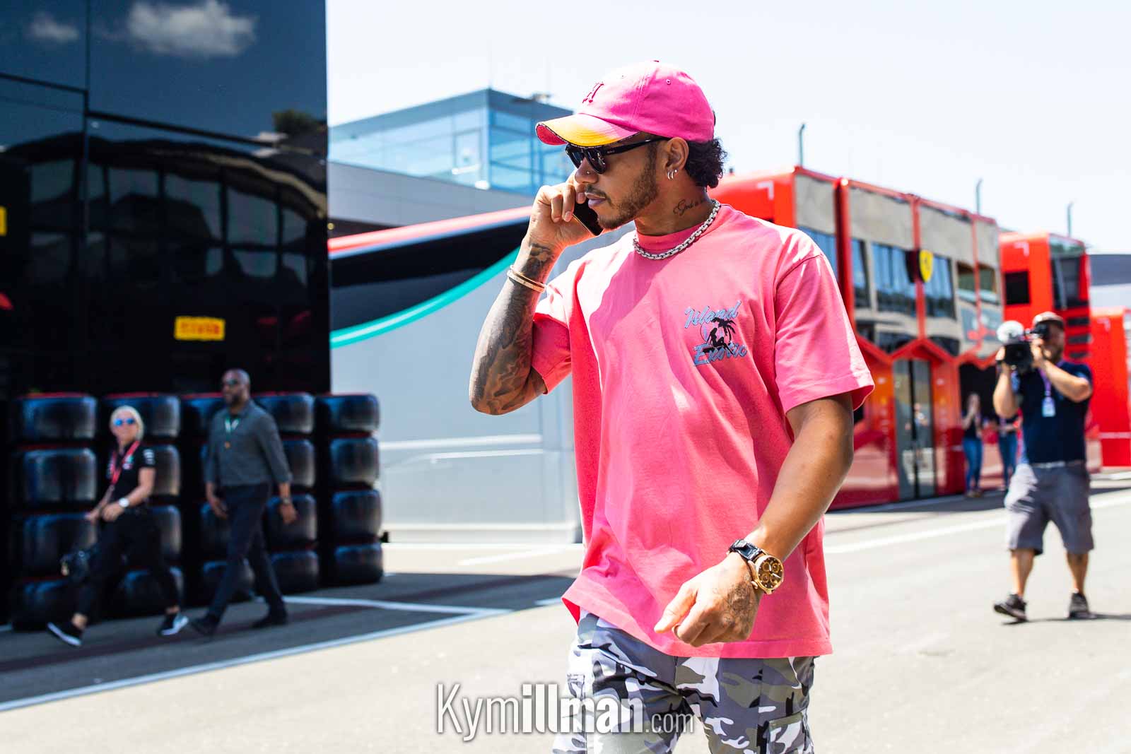 Lewis hamilton pink hat hotsell