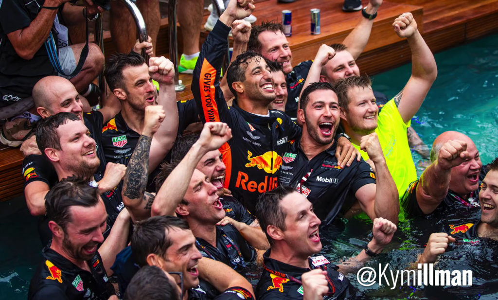 Daniel Ricciardo Celebrate