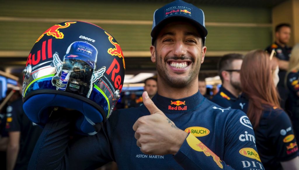 daniel ricciardo honey badger shirt