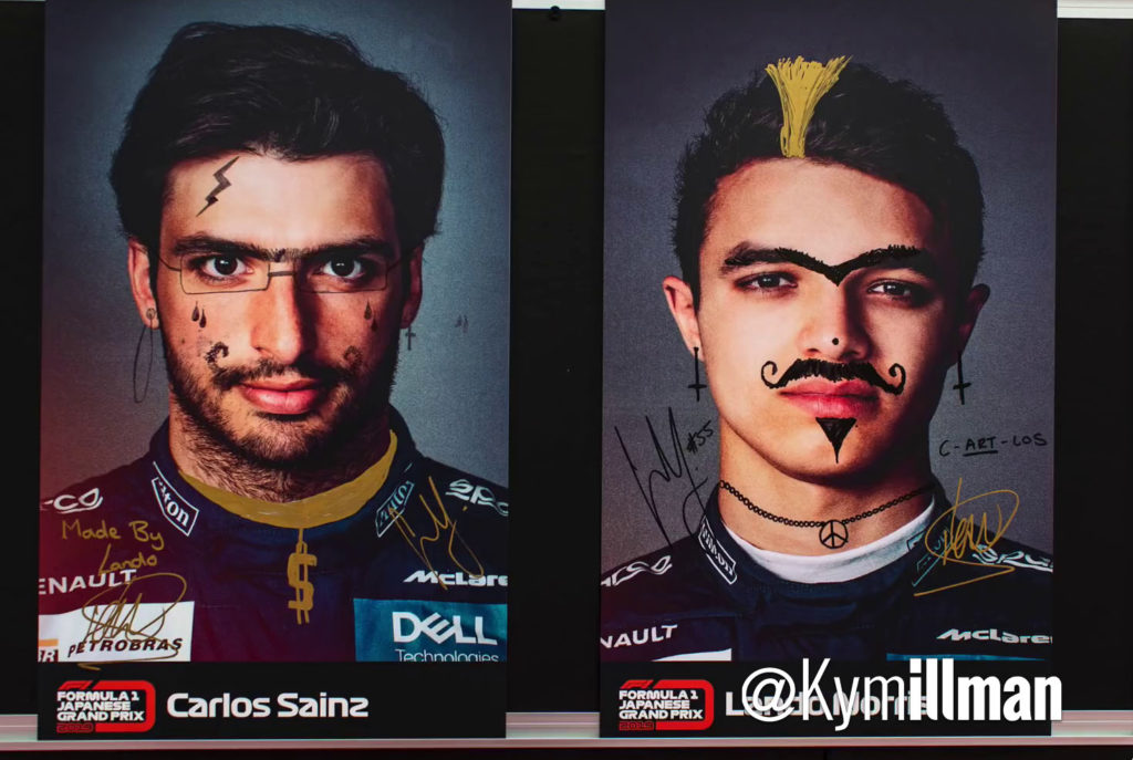 Lando Norris Instagram Carlos Sainz