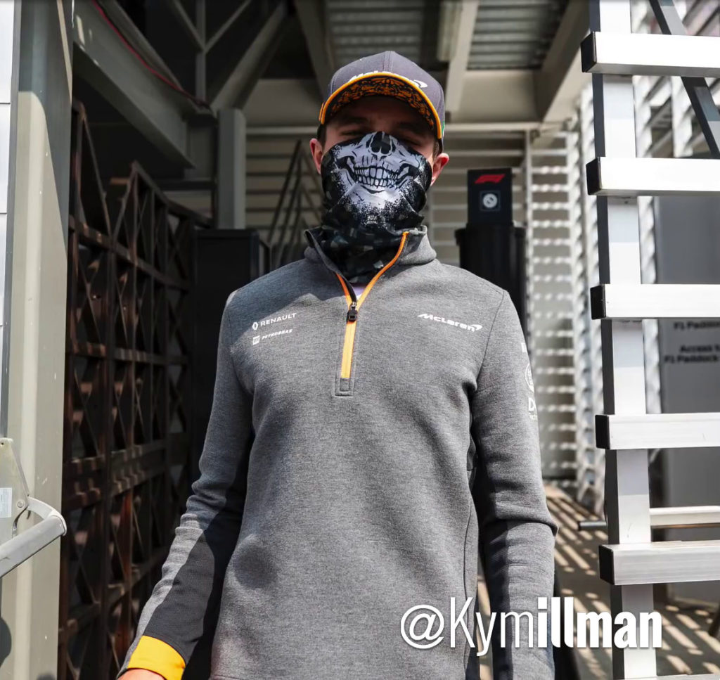 Lando Norris Face Mask