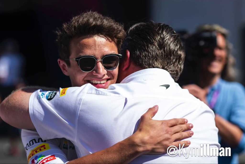 Lando Norris McLaren Zak Brown