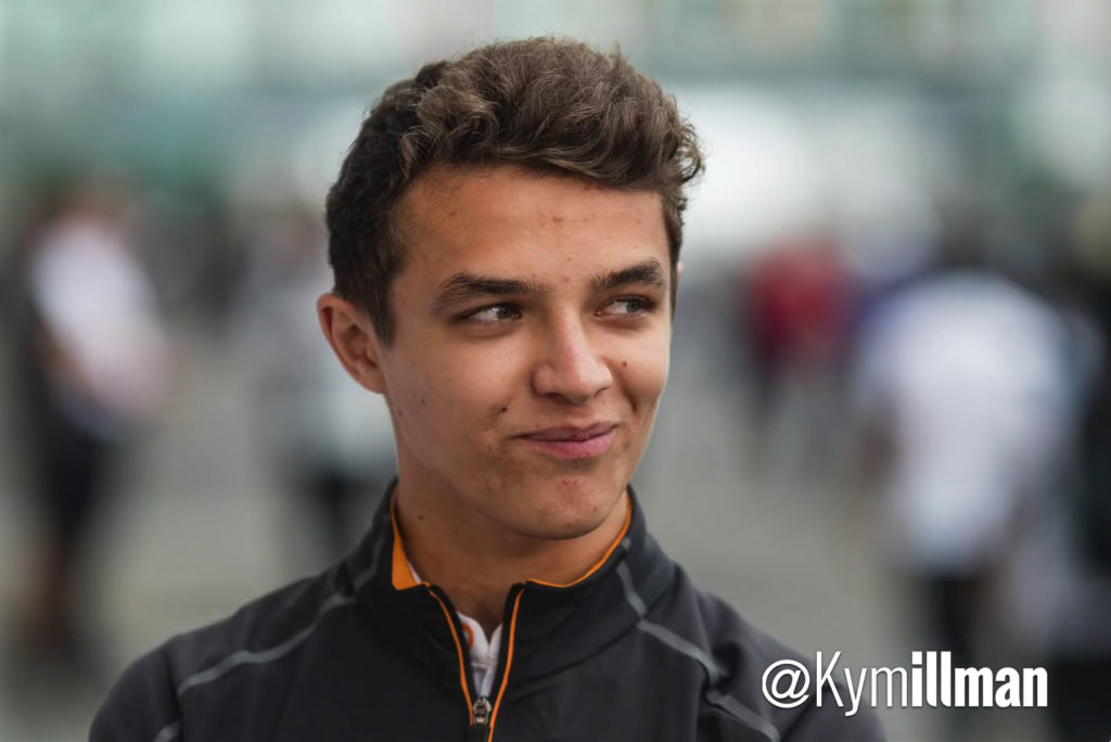 Lando Norris McLaren Smile
