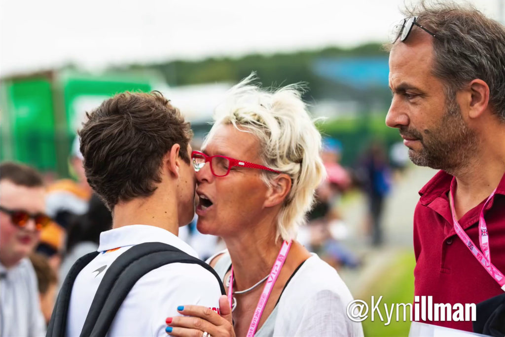 Lando Norris McLaren Mother Cisca