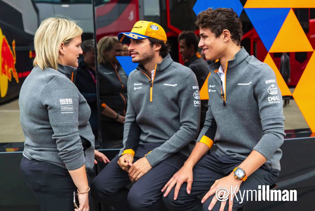 Lando Norris McLaren Charlotte Sefton