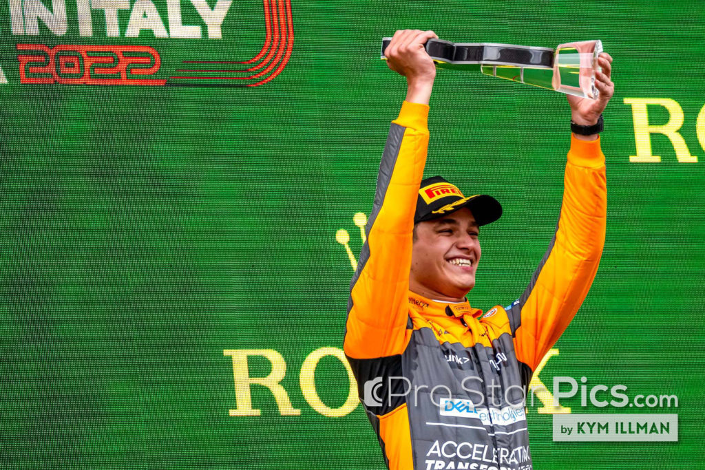 Lando Norris Monza Podium 2021 mclaren podium ganda