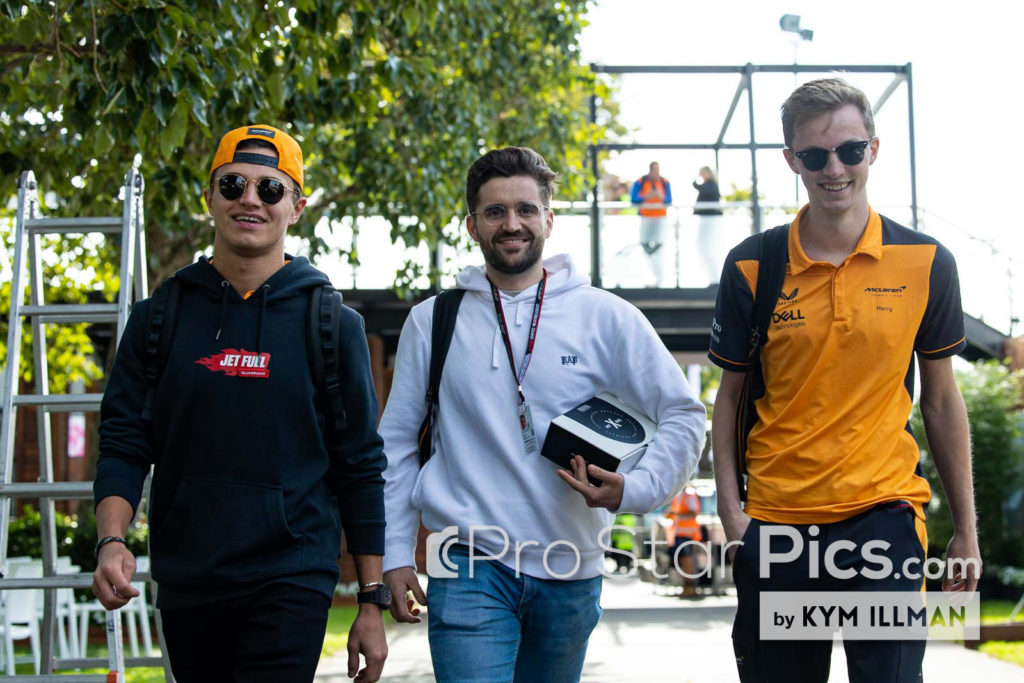 Lando Norris F1 trainer Jon Malvern