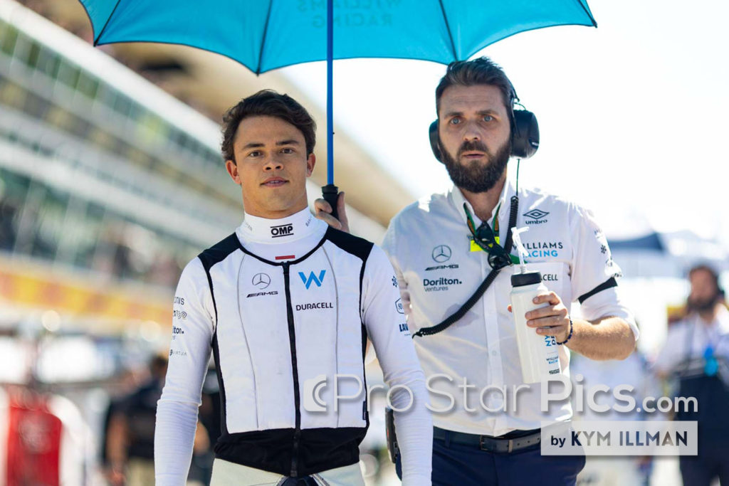 Nyck de Vries f1 trainer 2022 Monza 