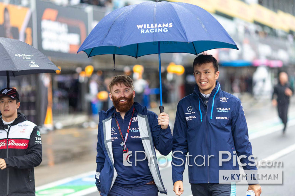 Alex Albon's F1 trainer Patrick Harding