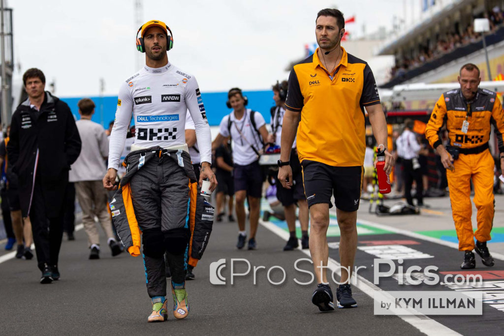 Daniel Ricciardo's trainer Michael Italiano 