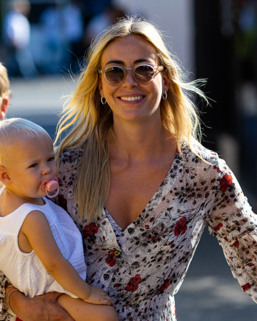 Kevin Magnussen's wife Louise Gjorup in the F1 paddock