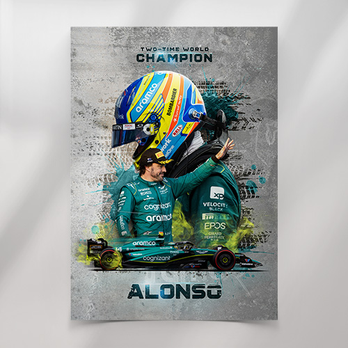Fernando Alonso Poster