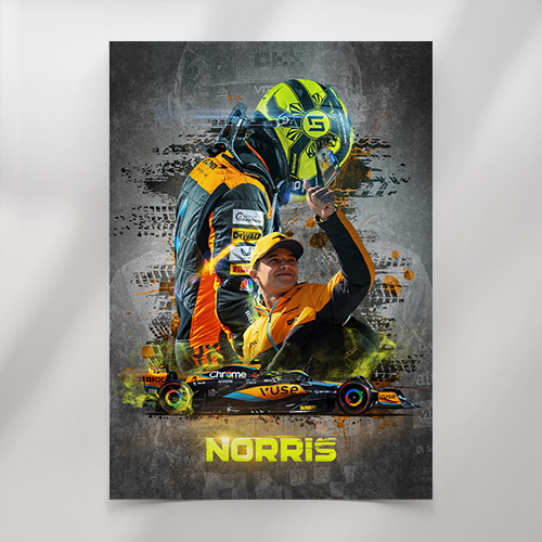 Lando Norris Poster