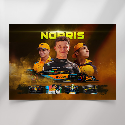 Lando Norris Poster
