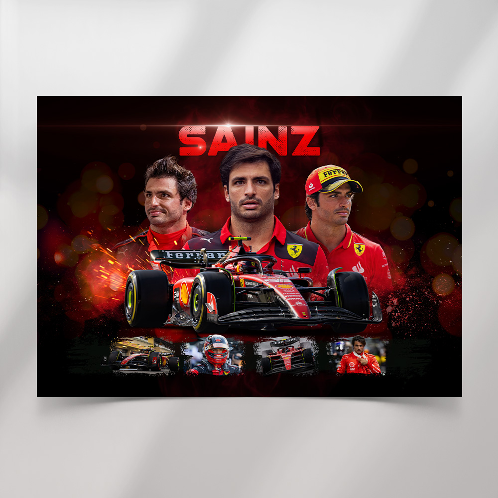 Carlos Sainz Poster
