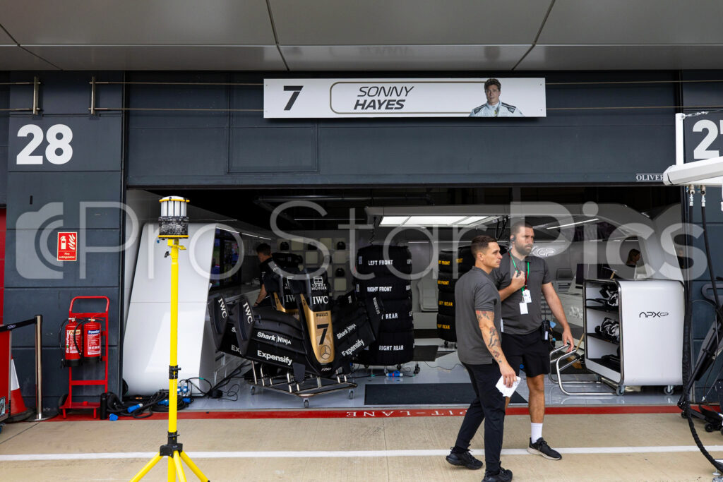 Sonny Hayes' APX F1 garage played by Brad Pitt in the new F1 Movie