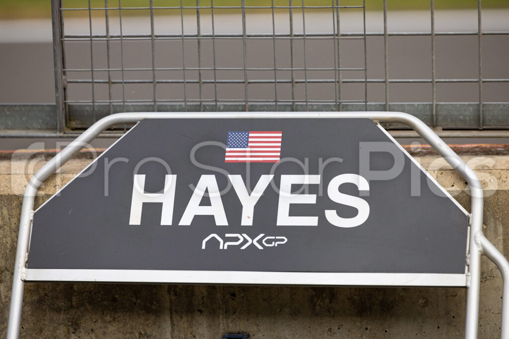 Sonny Hayes' APX F1 Pit board played by Brad Pitt in the new F1 Movie