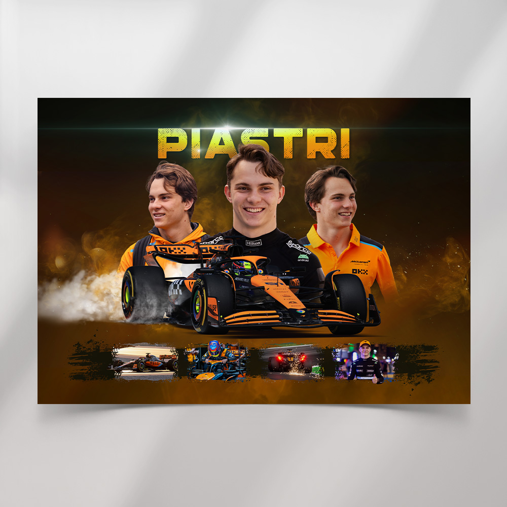 Oscar Piastri Poster