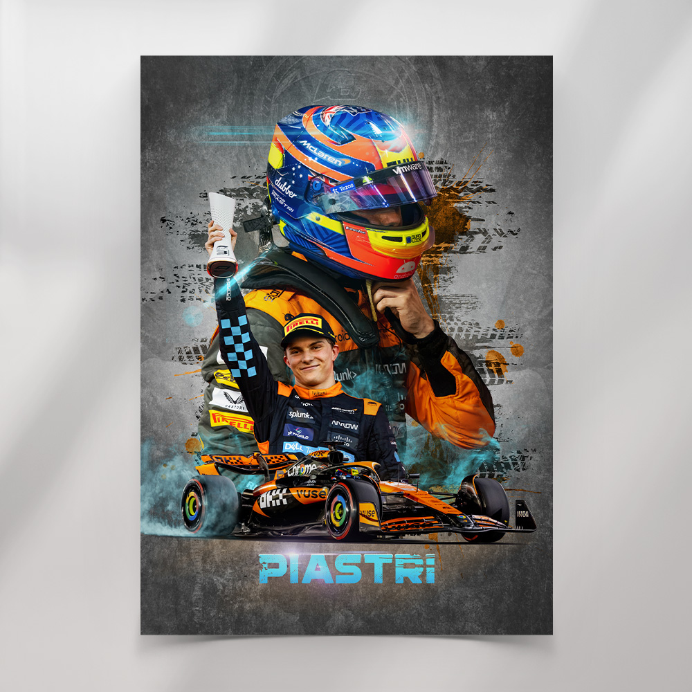 Oscar Piastri Poster