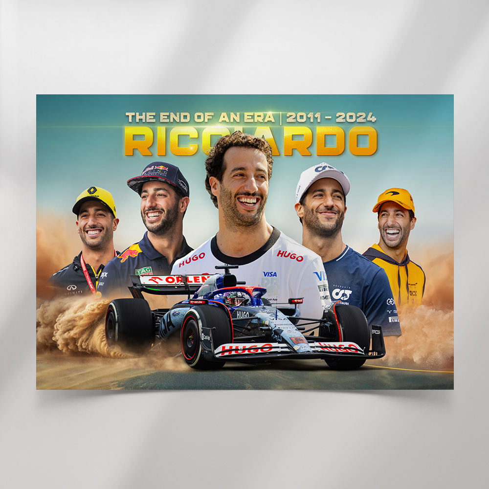 Daniel Ricciardo End Of An Era Poster