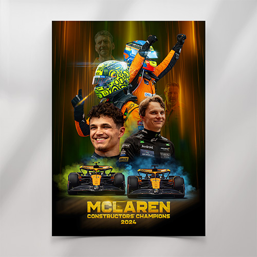 McLaren Constructors Champions Poster