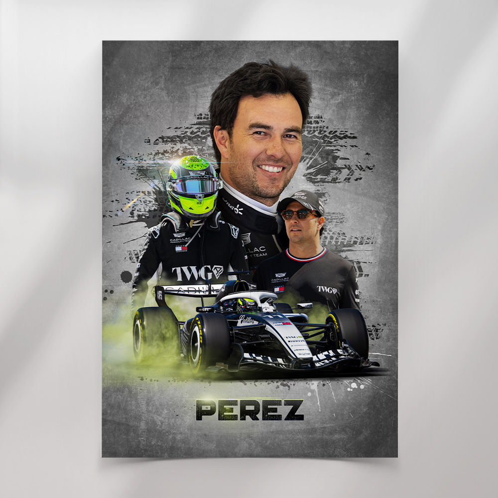 Sergio Perez Cadillac Poster