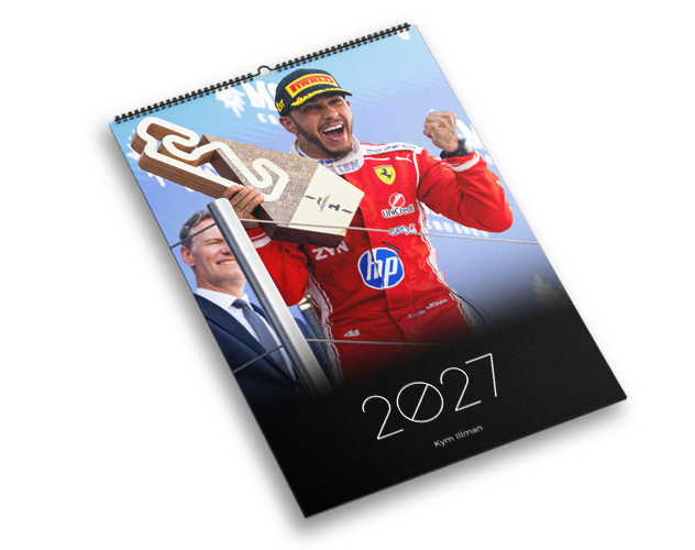 2027 (Variation: Lewis Hamilton Portrait - Black)