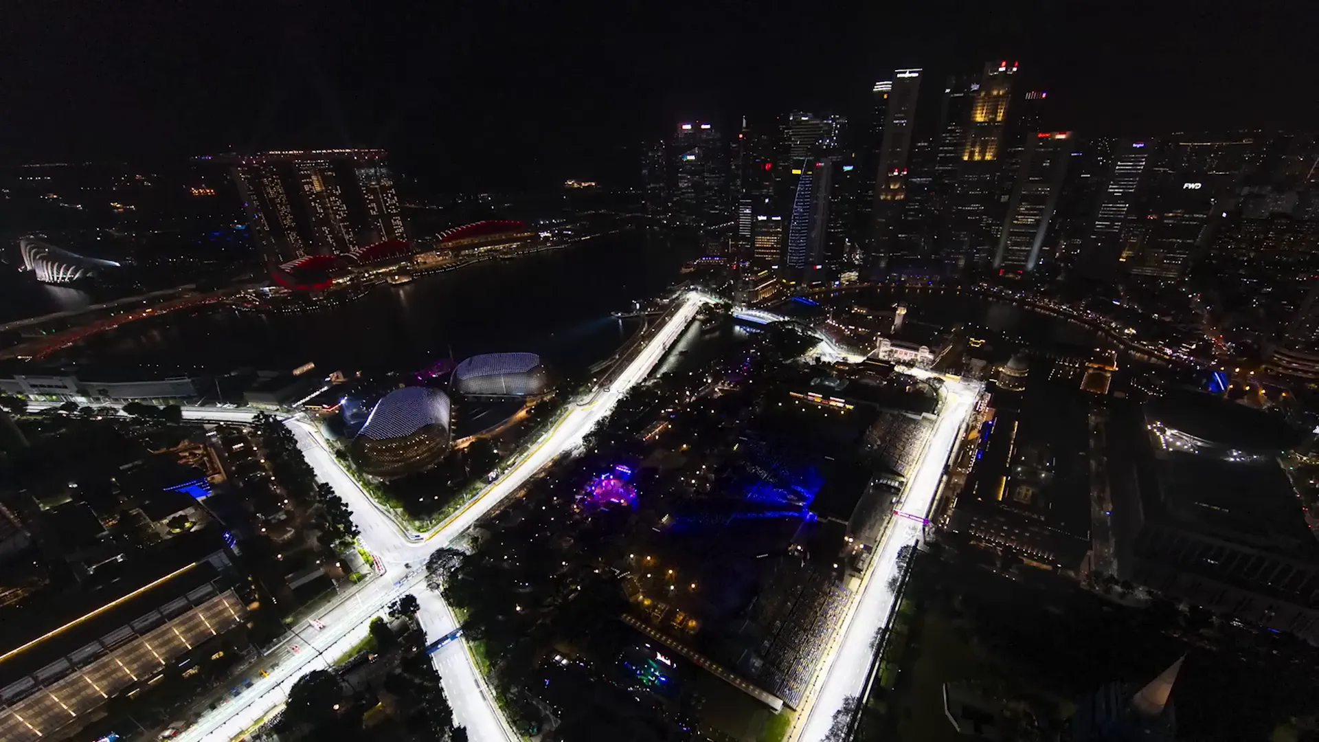 Night race in Singapore