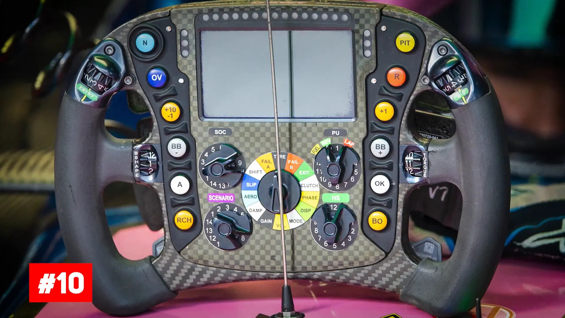 Interior shot of a cockpit highlighting cramped conditions