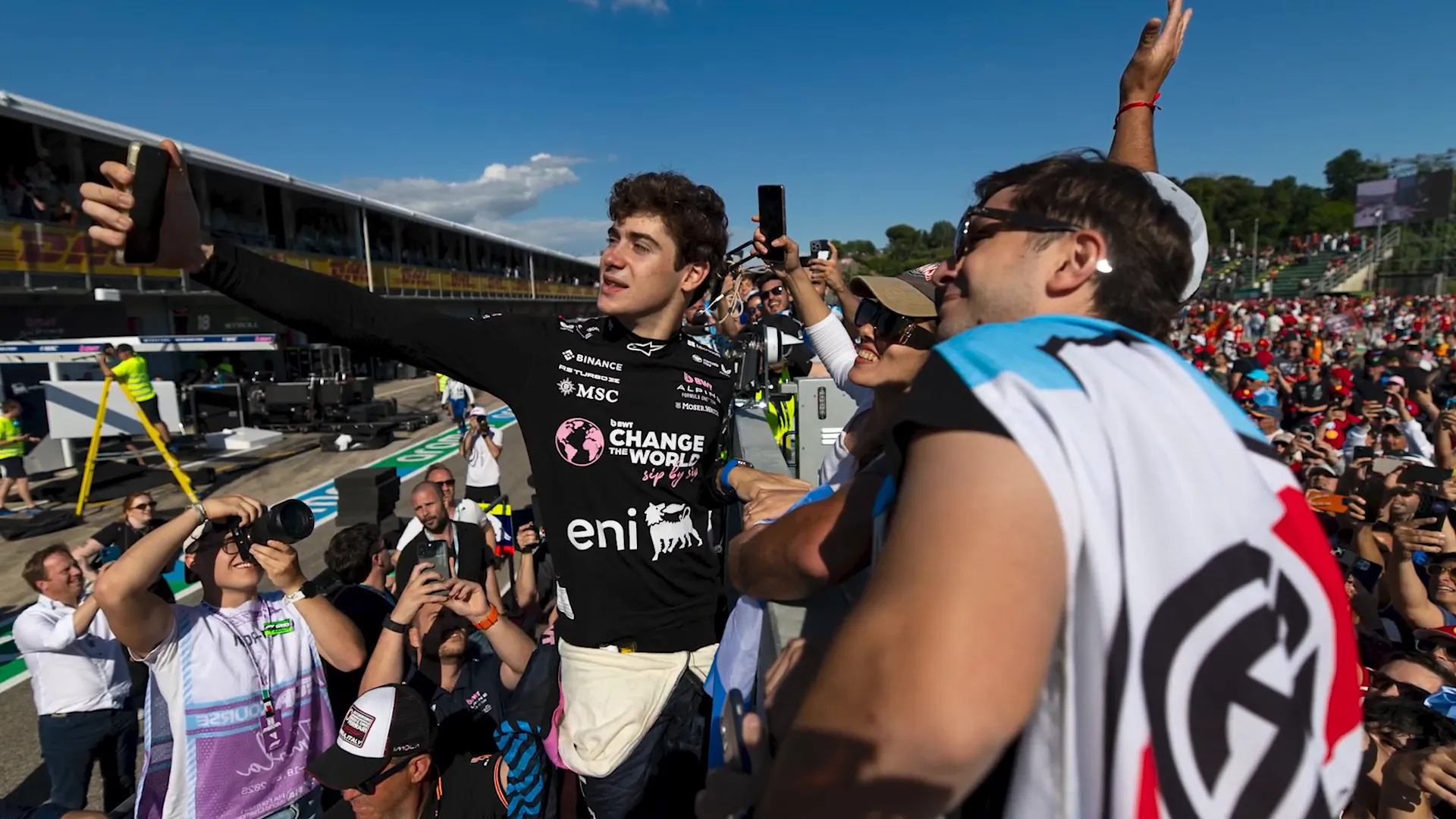 Franco Colapinto's first race for Alpine