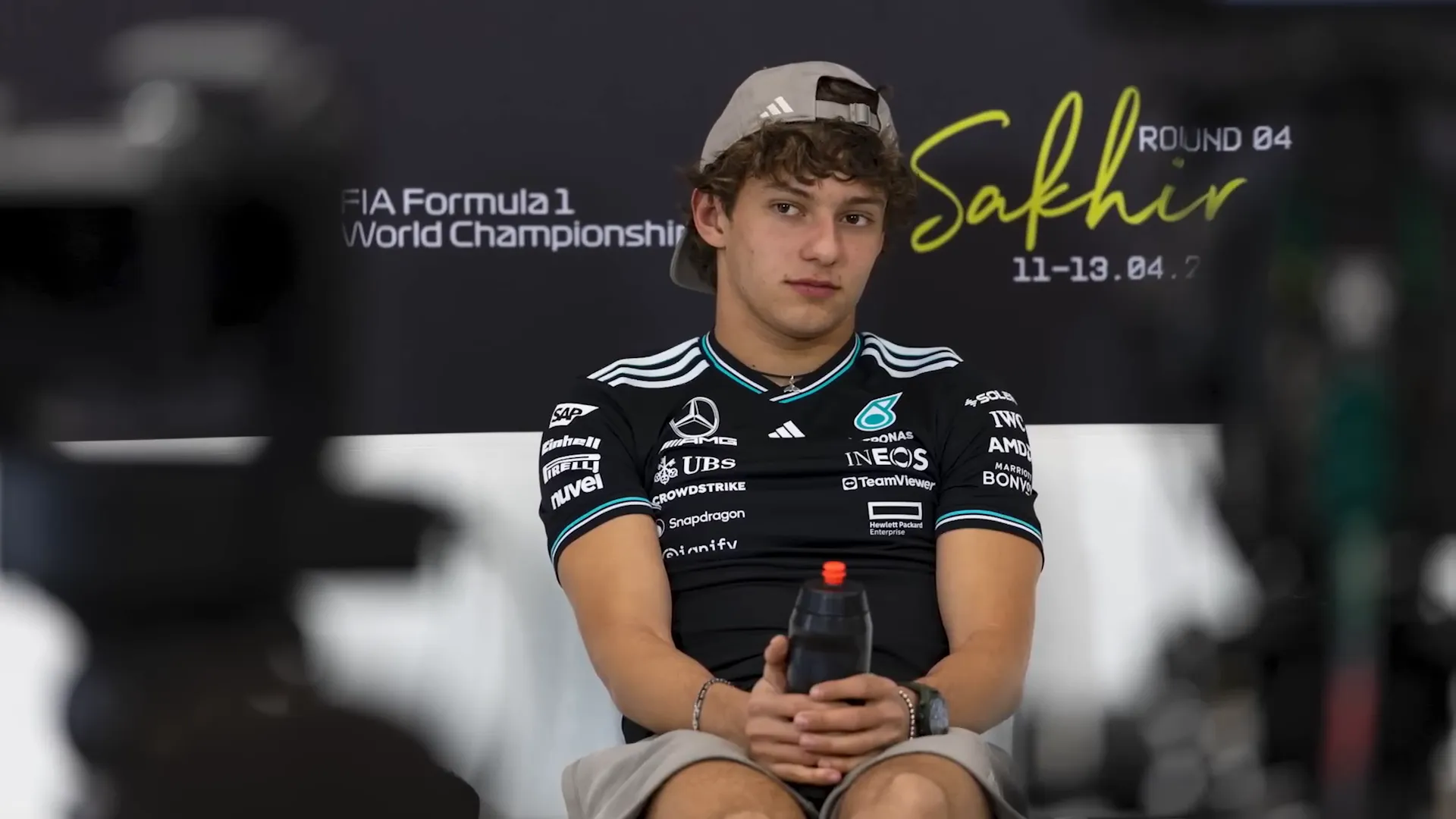 Kimi Antonelli during the press conference
