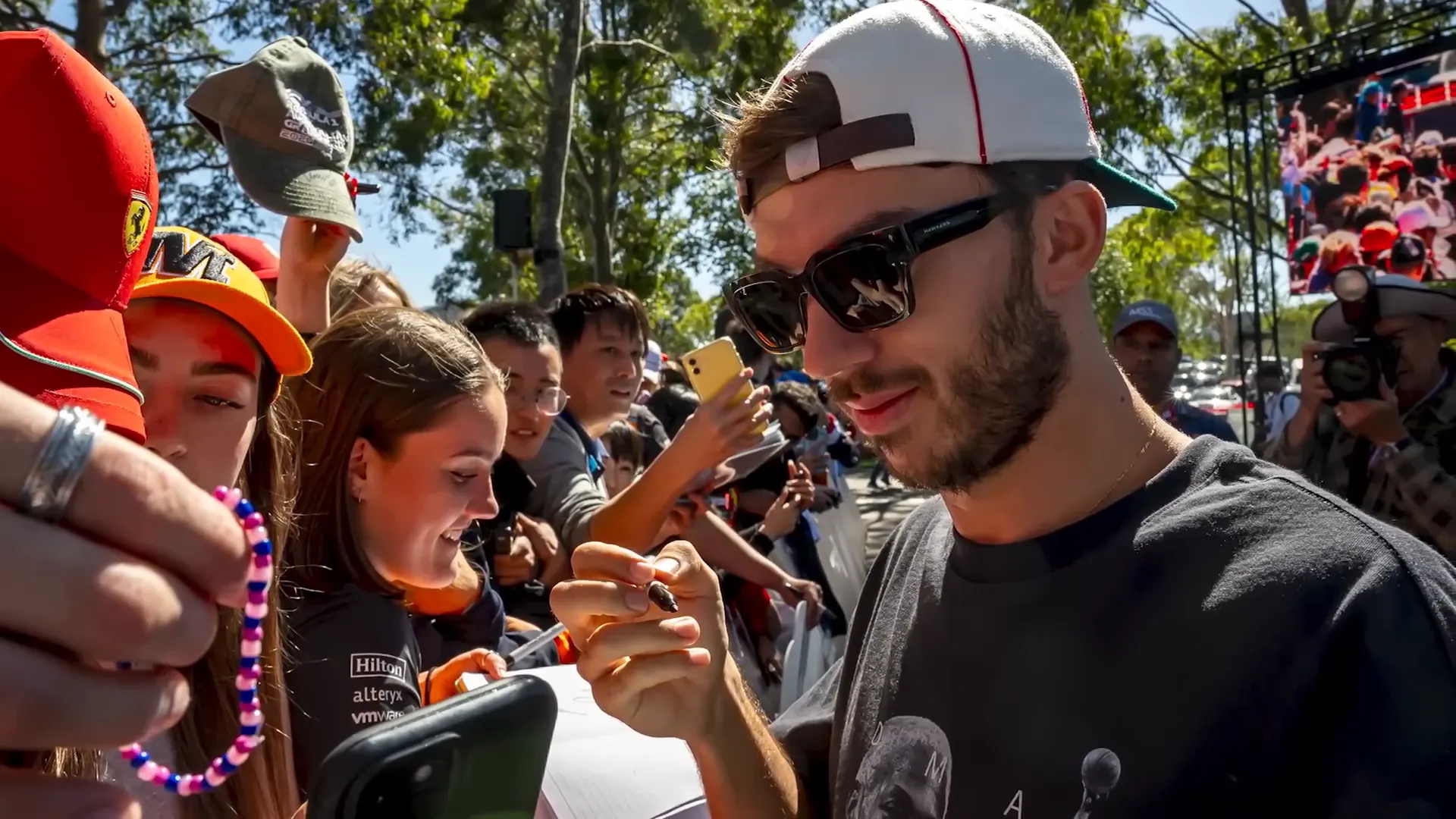 F1 drivers becoming celebrities