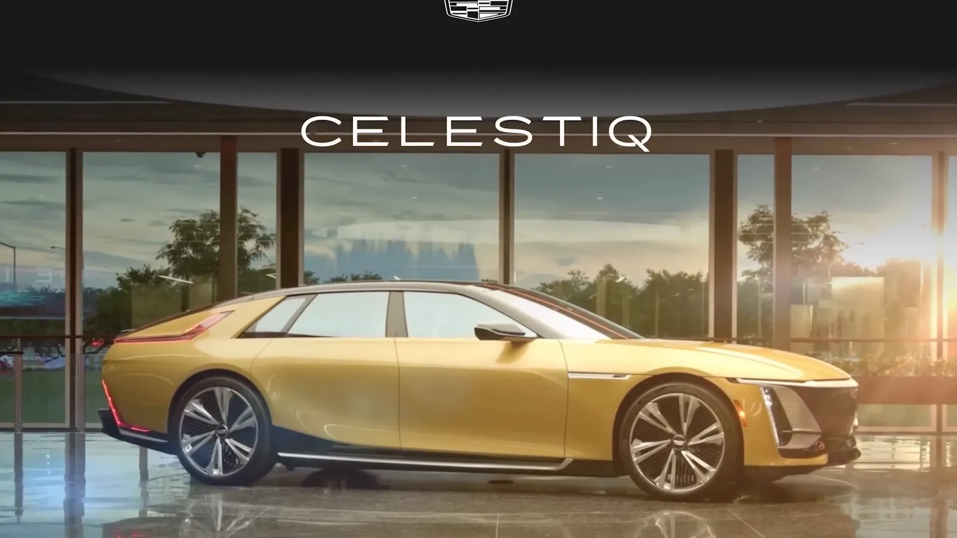 Cadillac Celestiq reference on screen