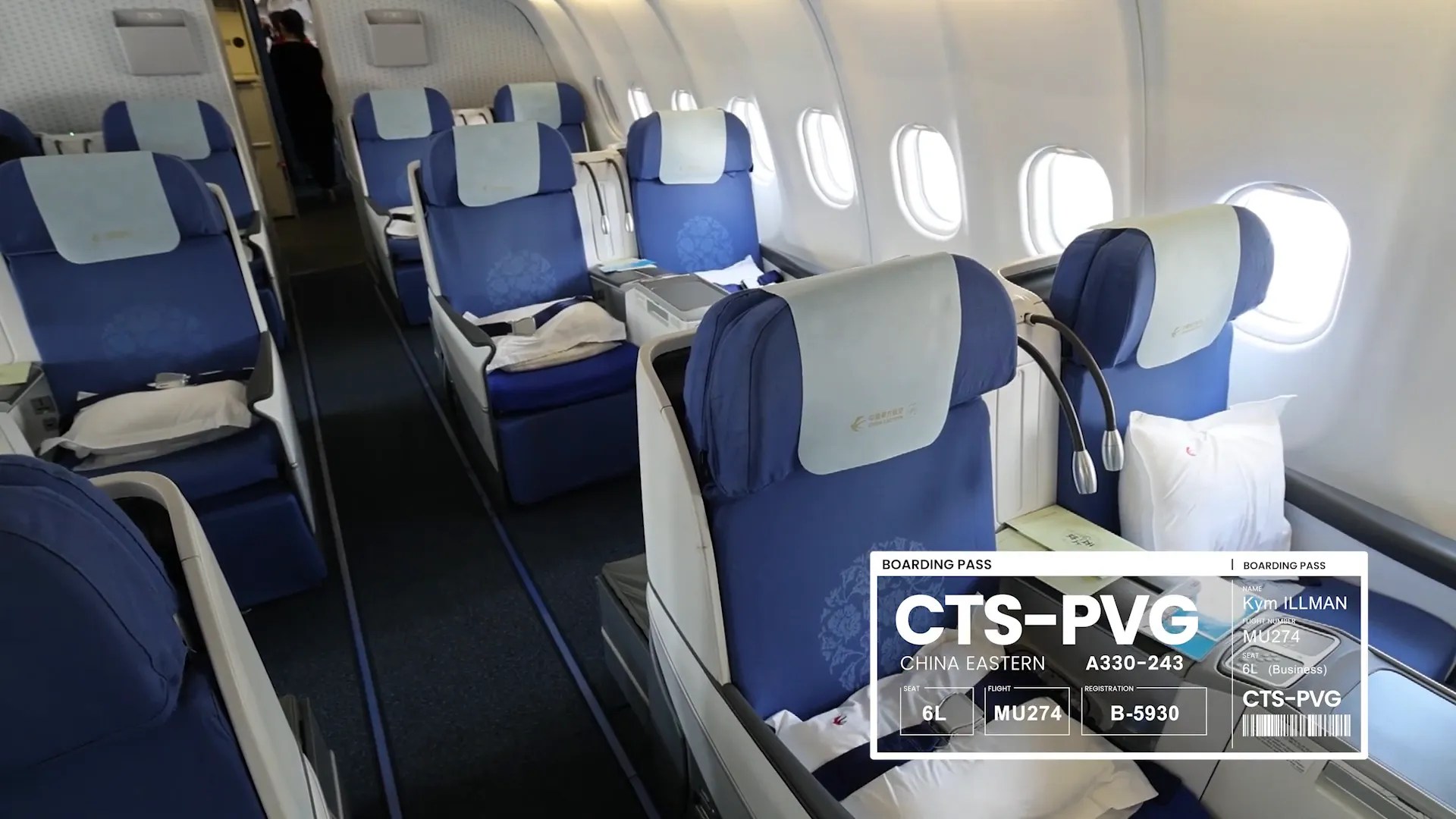 Business Class seat layout