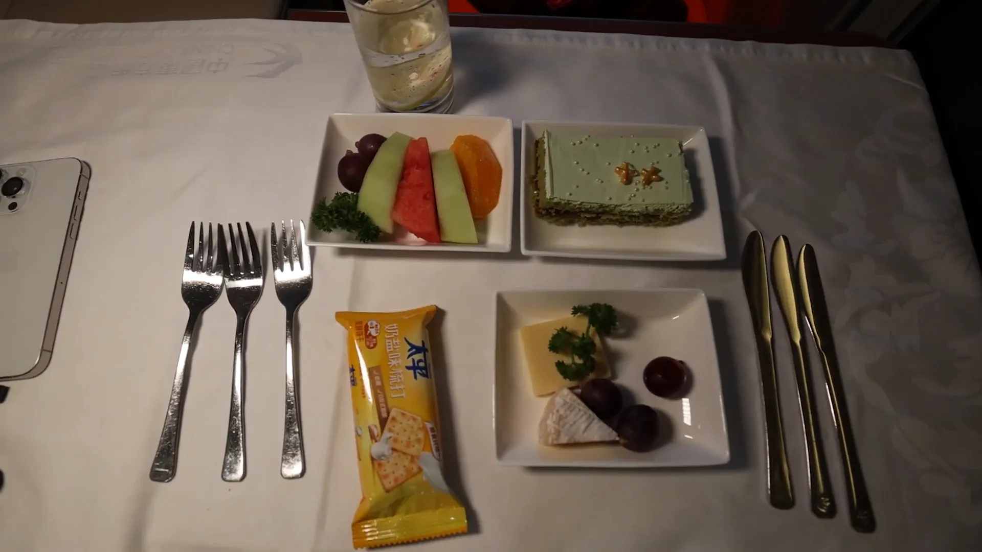 Dessert options served
