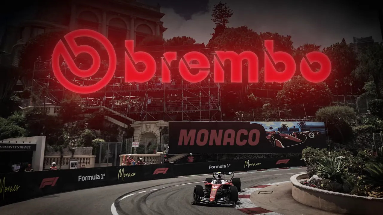 text reading carbone industrie over a Monaco circuit background