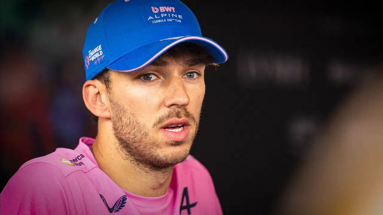 text reading Monaco GP Pierre Gasly penalty to be reviewed by FIA after new evidence