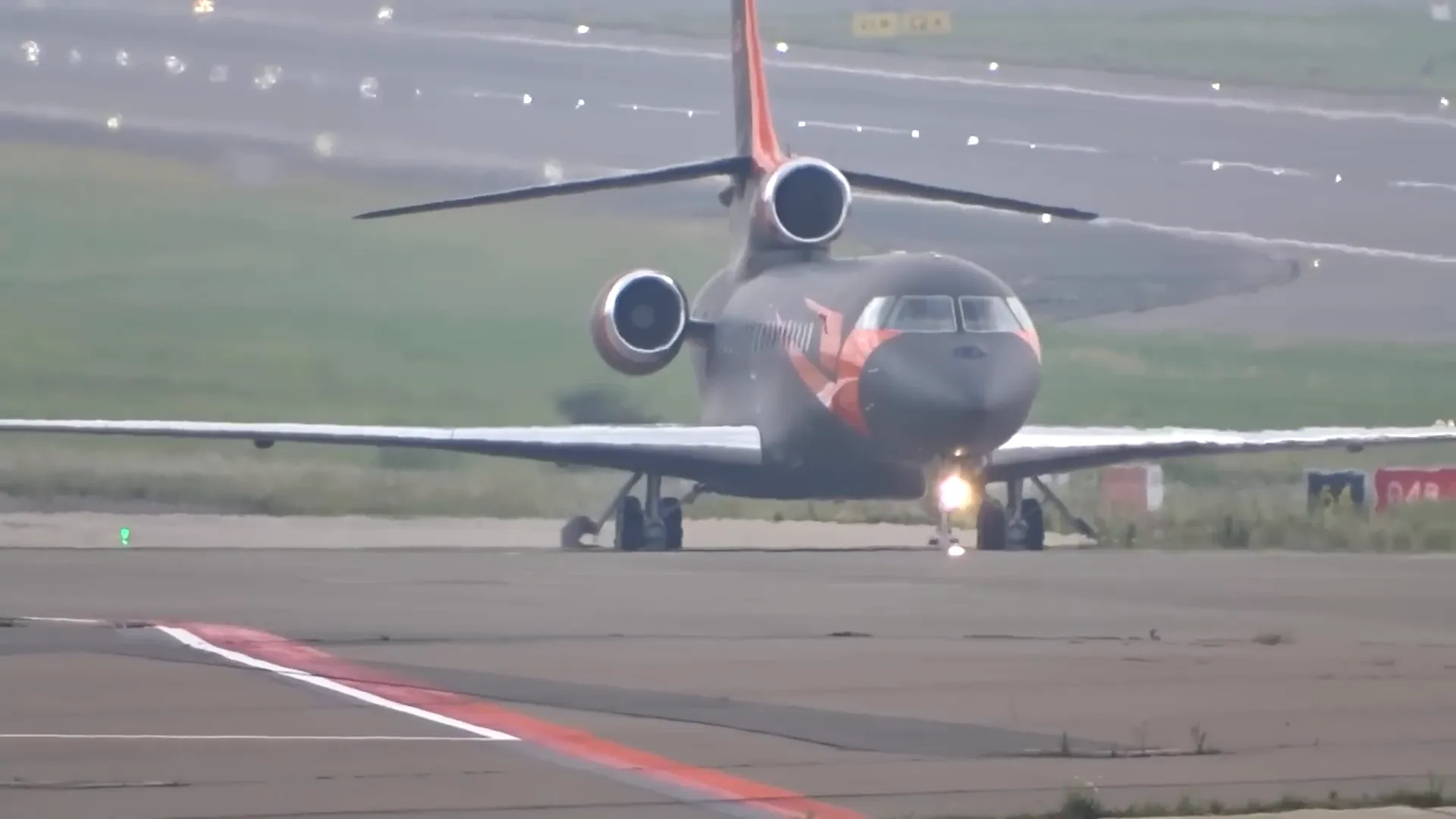 Max Verstappen's Dassault Falcon 8X private jet