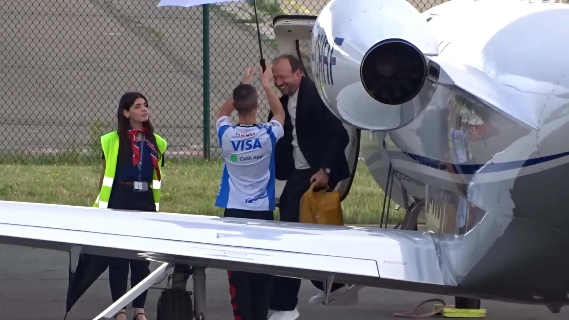 VCARB CEO Peter Bayer on board Cessna Citation CJ13