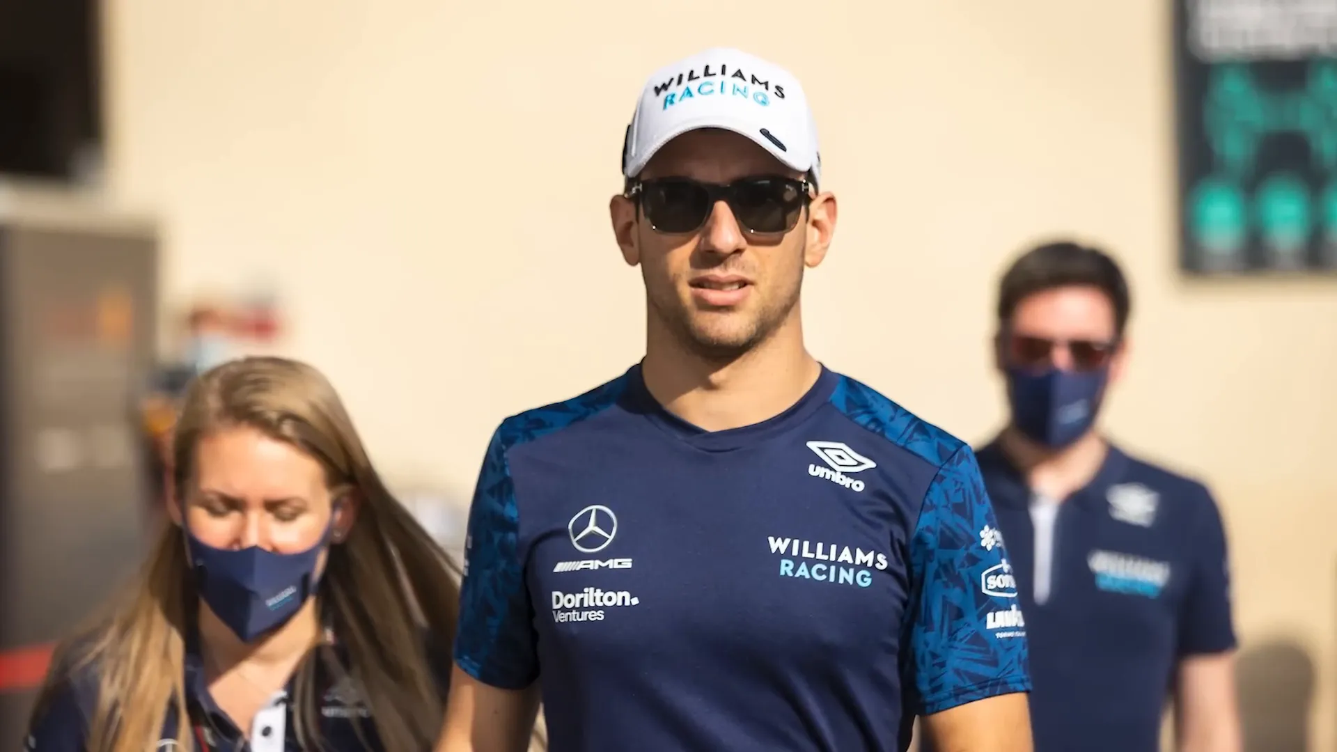 Nicholas Latifi during the 2021 Abu Dhabi GP aftermath