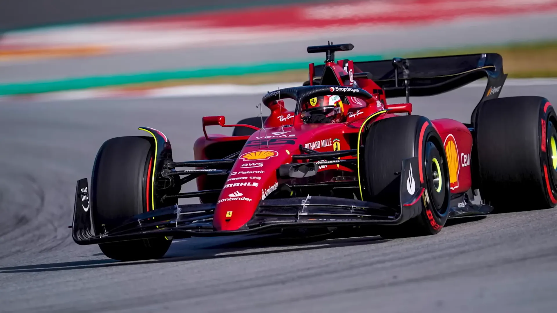 Lewis Hamilton testing with Ferrari