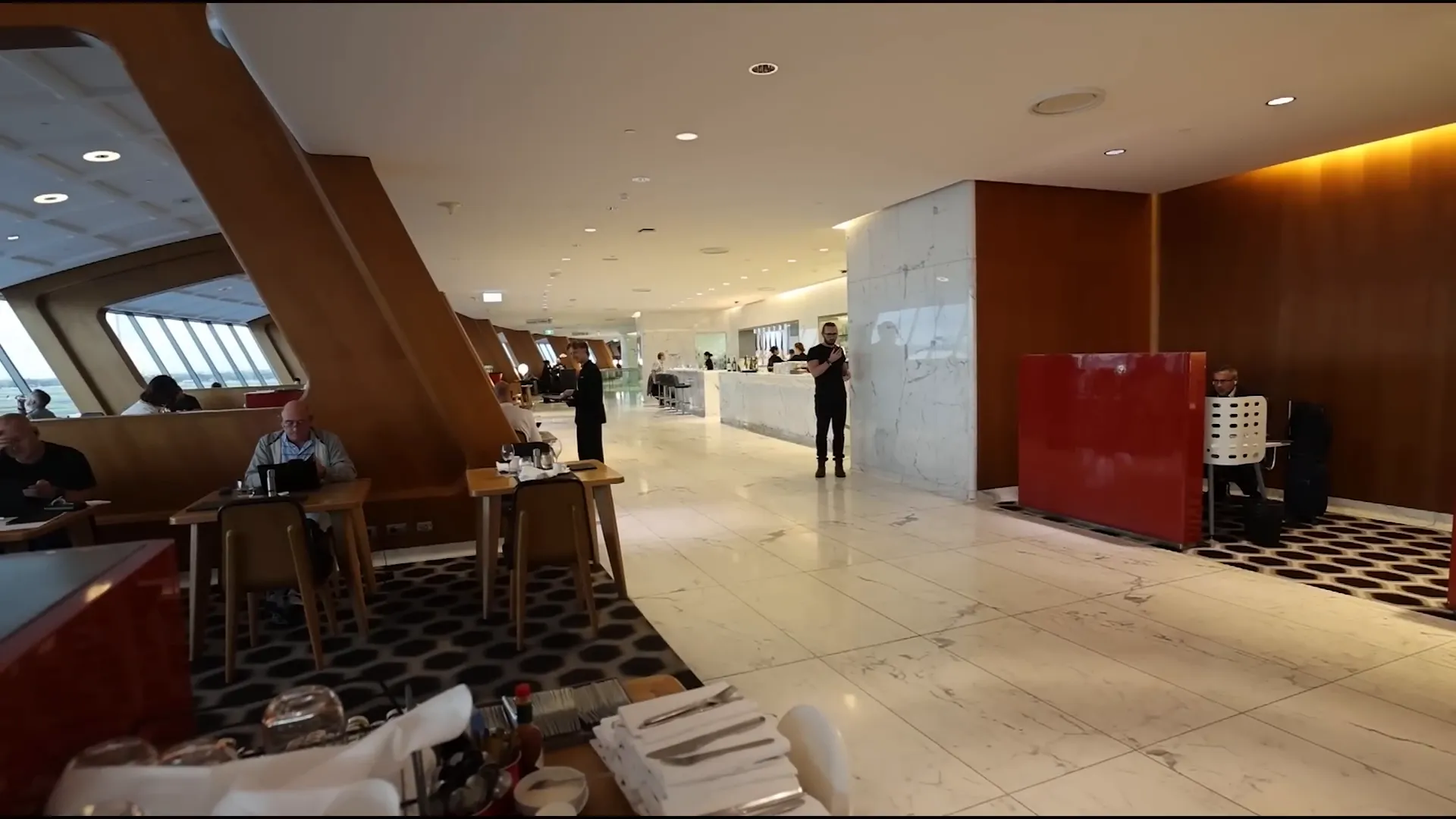 First Class Lounge at Sydney Airport