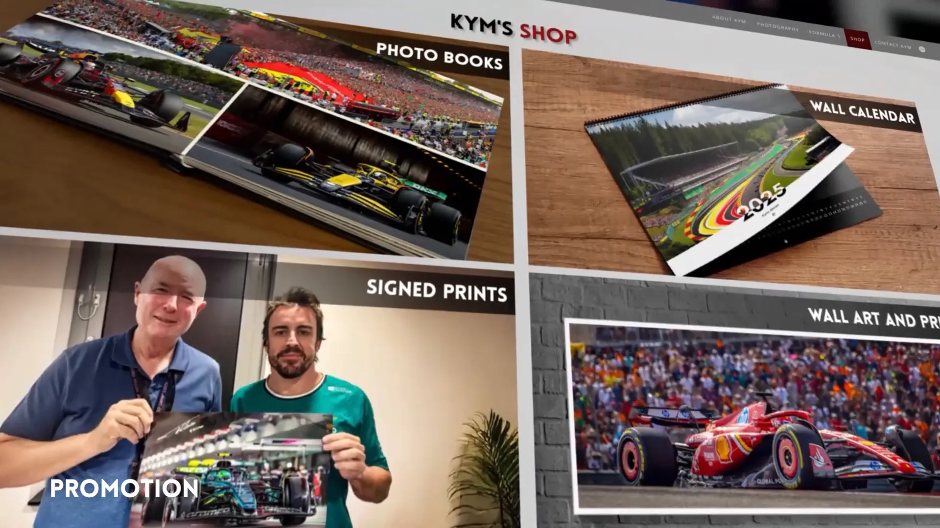 F1 photo book