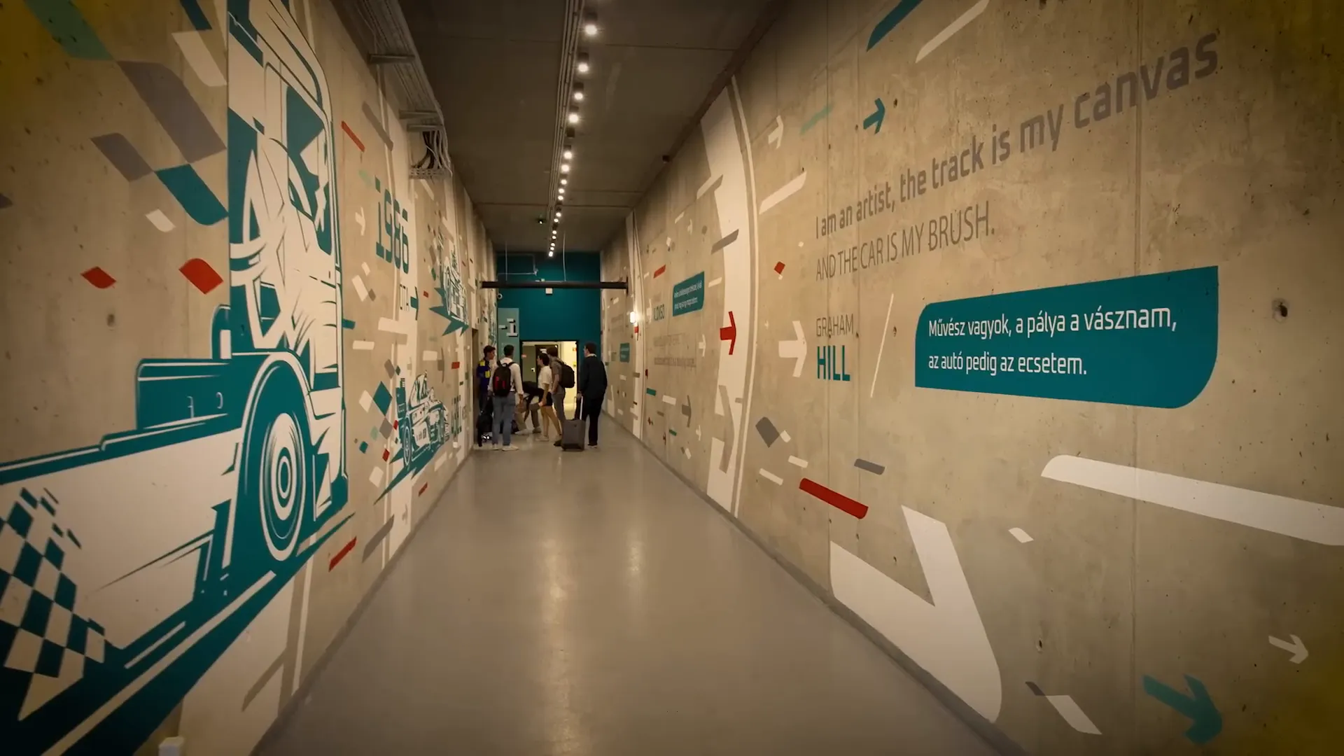 New larger tunnel with elevators at Hungaroring