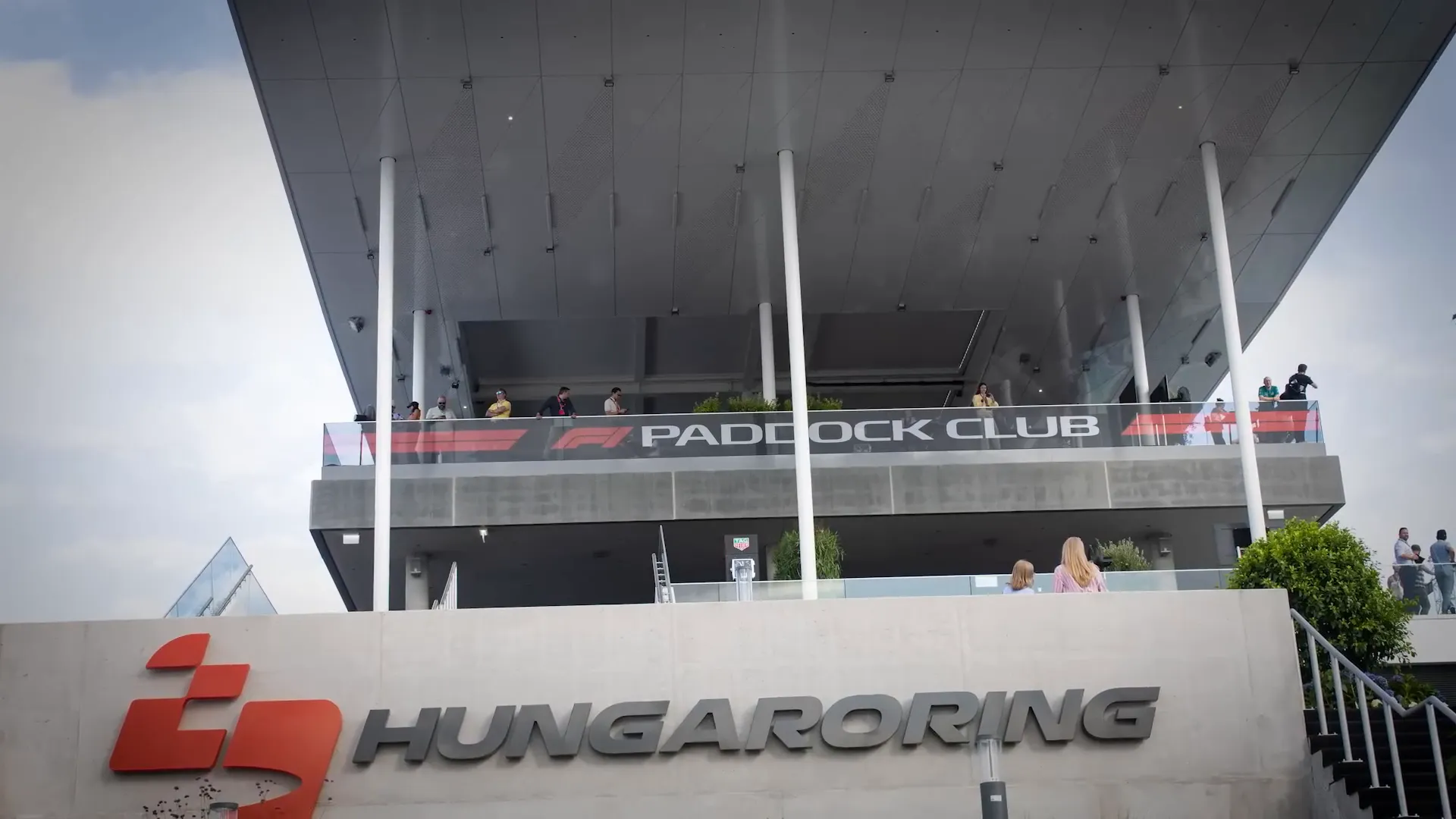 New three-level paddock building at Hungaroring