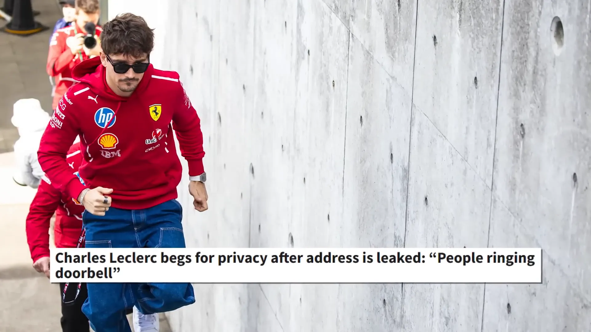 Charles Leclerc addressing fan invasions in Monaco