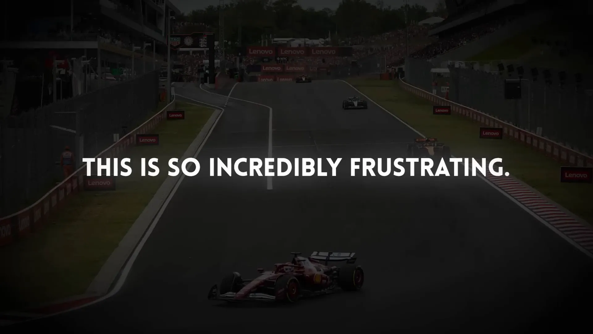 Charles Leclerc expressing frustration over radio