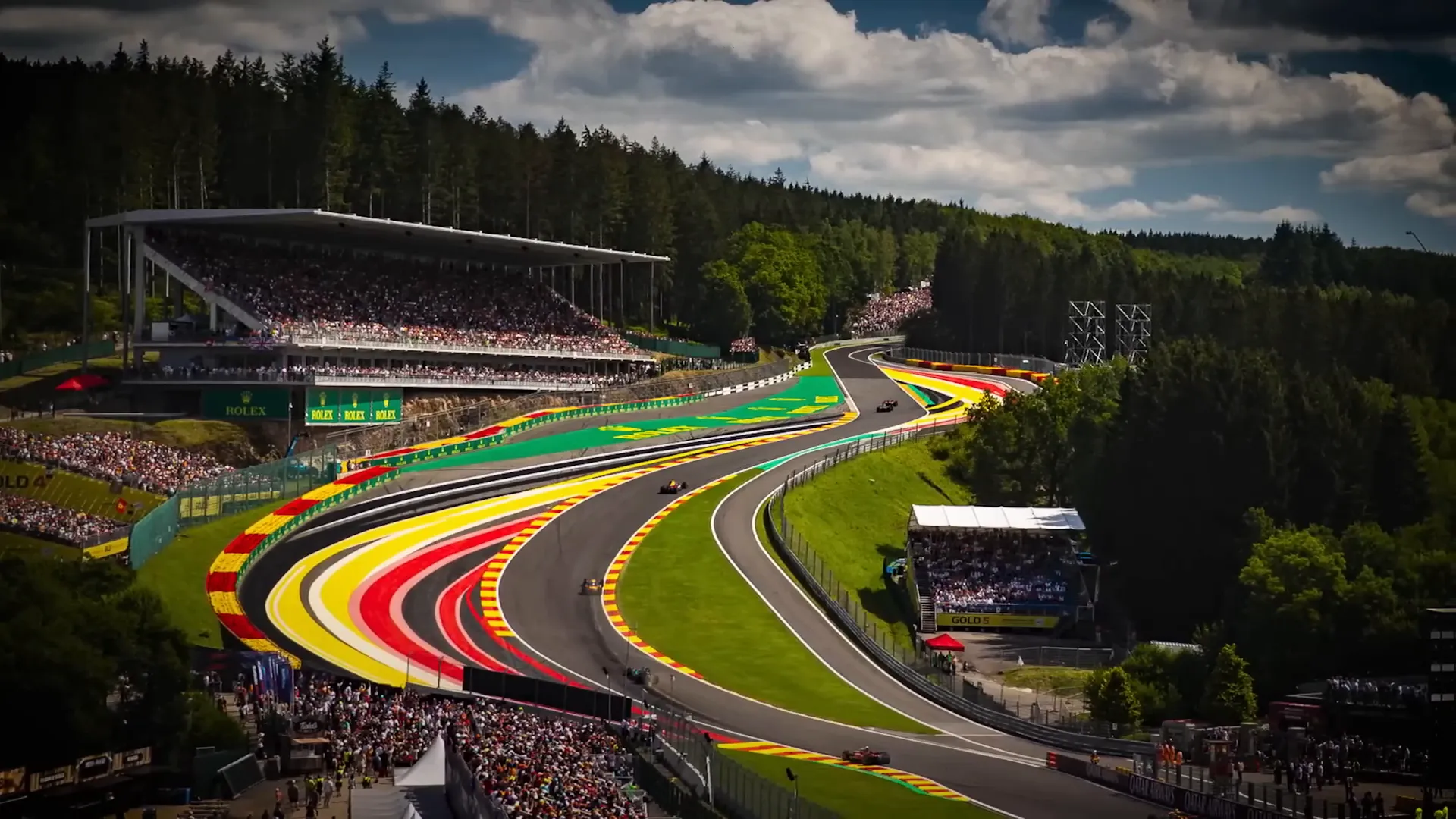 Eau Rouge and Radion corners at Spa-Francorchamps