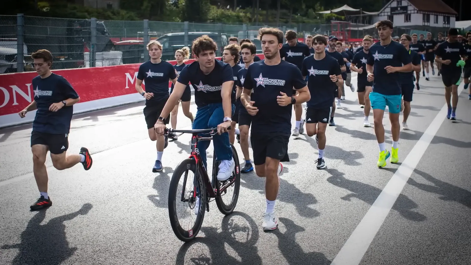 Tribute run for Antoine Hubert at Spa